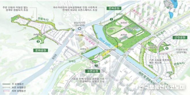 문화공원(중앙공원) 및 수변공원 조성 계획(안)